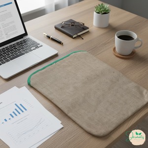 2026 Eco Friendly Cheap rate Jute <b>Document</b> <b>Holder</b> Medium Button Closure Daily Use Made in Bangladesh - Product Image 6