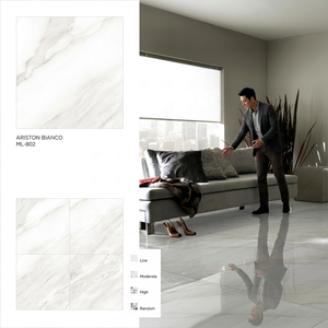Alizer Bianco 800x800mm Porcelaine 80x80cm Carreaux polis Aspect bois Antigua-et-Barbuda - Product Image 4
