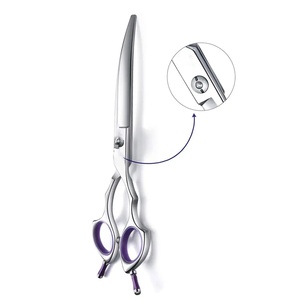 Tijeras Profesionales de Acero Inoxidable para Cabello, Punta Afilada, para Diestros, Mango Largo, para Uso en Salón de Belleza - Product Image 1