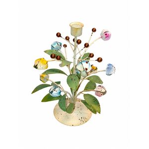 Portavelas de Hoja de Arce Metálico Hecho a Mano, Elegante Soporte Rústico para Velas, Decoración del Hogar, Centro de Mesa para Bodas, Acción de Gracias - Product Image 2