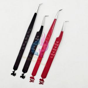 Pinzas Profesionales para Extensión de Pestañas, de Acero Inoxidable, Precisión CNC, 45/90 Grados, Antiestáticas, Personalizables - Product Image 3