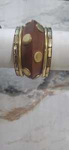Bracelets en bois faits à la main, bijoux fantaisie imitation artisanale indienne, bijoux Firefly 2026 - Product Image 1