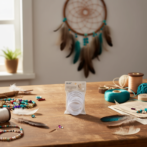 Cerchio in plastica Ilan da 70 mm per acchiappasogni, 8 pezzi - Product Image 2