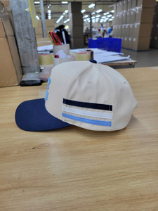 Made in Vietnam Vendor, Personalize 3D Embroidery Structured 5 Panel Cotton Adult Baseball <b>Hat</b> for Casual Wear, Timeless Style - Product Image 2