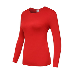 Womens Compression Yoga <b>Tops</b> With Custom Branding Athletic Fitness Shirts OEM Pakistan Manufacturing Export Supply Global - Product Image 4
