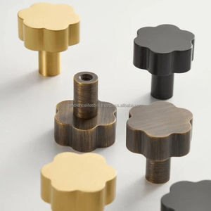 Premium Decorative Brass Cabinet Knobs Vintage Style Solid Metal Drawer Pull Handles Furniture Hardware Accessories Durable - Product Image 5