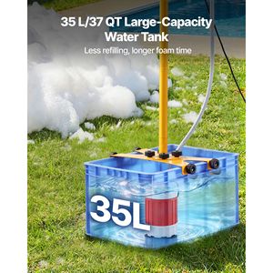 Macchina per Schiuma con Controllo Angolare Regolabile, Serbatoio d'Acqua da 37QT, Design Verticale Stabile - Product Image 4