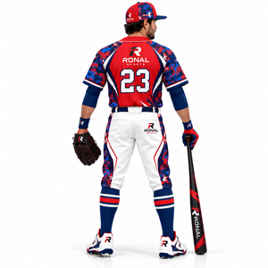 Conjunto de Uniforme de Béisbol de Alta Calidad a Precio de Mayoreo, Ropa Deportiva para Hombre, Uniforme de Béisbol en Venta en Línea, Impresión, Corte Regular - Product Image 4