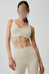 Conjunto Deportivo Cómodo para Mujer, Leggings de Cintura Alta sin Costuras y Sujetador Deportivo para Gimnasio - Product Image 5