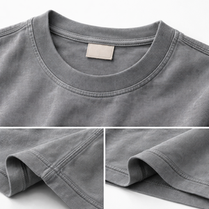 Proveedor de Camisetas Grises Lavadas Personalizadas para Pedidos al por Mayor - Fabricante OEM para Compras al por Mayor - Product Image 4