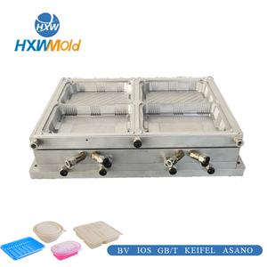 Tùy chỉnh hoàn toàn tự động thermoforming khuôn máy 3 trạm cho thực phẩm dùng một lần khay sản xuất sử dụng PS PP PVC EPS vật liệu - Product Image 2