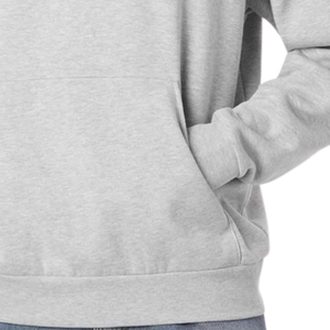 <b>Mens</b> 280gsm Midweight Pullover Hoodie Heather <b>Grey</b> Color Premium Cotton Fleece <b>Sweatshirt</b> Casual Streetwear Custom Logo OEM ODM - Product Image 5