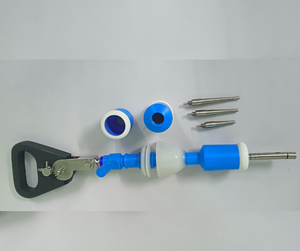 Manipulateur utérin manuel en acier Clermont-Ferrand avec trocar Hassan 10 mm, instrument chirurgical gynécologique laparoscopique - Product Image 4