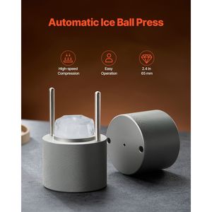 Kit per la creazione di cubetti di ghiaccio Ice Diamond Maker da 2,4 pollici, pressa e pinza per palline di ghiaccio in alluminio aeronautico - Product Image 2