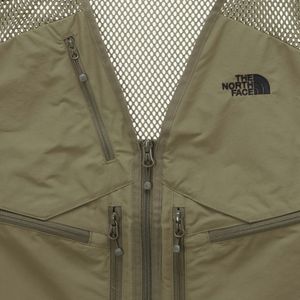 Gilet en maille The North Face vert olive, séchage rapide, unisexe, équipement de plongée pour lacs et rivières - Product Image 2