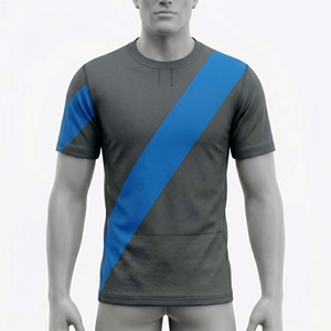Camiseta Deportiva Personalizada para Hombre, Diseño con Banda, Sublimación, 100% Poliéster, Transpirable - Product Image 2