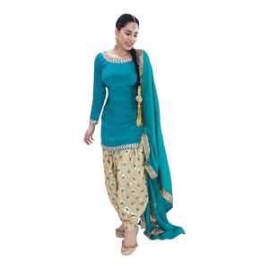 Últimos diseños personalizados de vestidos Anarkali Punjabi, ropa india y pakistaní, ropa festiva tradicional bordada para mujeres - Product Image 5