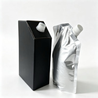 Sac aseptique en aluminium BIB (Bag-in-Box) 1L 2L 3L 5L pour café, eau, vin rouge, jus de raisin, cold brew, cidre et autres boissons liquides à emporter