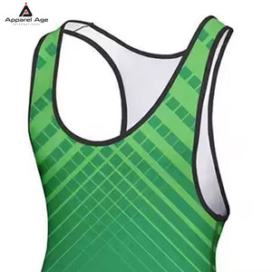 Nuevo Diseño en Venta, Singlet de Lucha Libre con Impresión Digital de Logotipo Personalizado, Singlet de Lucha Libre - Product Image 6