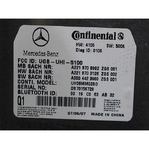 โมดูลควบคุมบลูทูธสำหรับรถยนต์ S-class ปี 2005-2009 ของแท้ OEM รุ่น A2218708992 มือสอง - Product Image 6