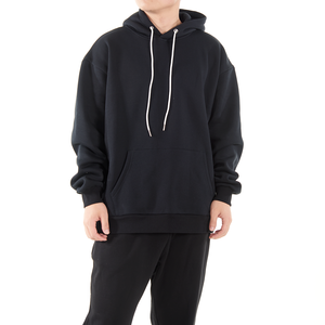 Sweat-shirts à capuche unisexes en coton épais pour l'hiver, chauds et confortables, avec poches, écologiques, vente en gros directe d'usine, logo personnalisé - Product Image 3