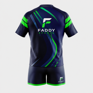 Ensembles de maillots de rugby personnalisés par sublimation, respirants, durables, uniformes d'équipe de rugby, séchage rapide, maillots et shorts de rugby professionnels pour hommes - Product Image 2