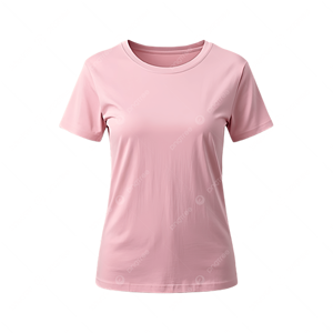 Camiseta de Algodón para Mujer, Corte Regular, Secado Rápido, Ligera, Transpirable, Lisa, Teñida, para Verano - Product Image 2