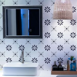 20 Pezzi Piastrelle Autoadesive in PVC 7,9 X 7,9 Pollici, Impermeabili e Antiscivolo, Strisce per Pavimenti in Plastica Autoadesive - Product Image 5