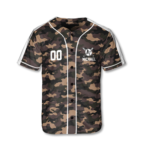 เสื้อเบสบอลผู้ชายระดับท็อปสั่งทำพิเศษ ระบายอากาศได้ดี ผลิตจากโพลีเอสเตอร์ผสม ป้องกันรังสียูวี พิมพ์ลายละเอียดสำหรับทีม - Product Image 5