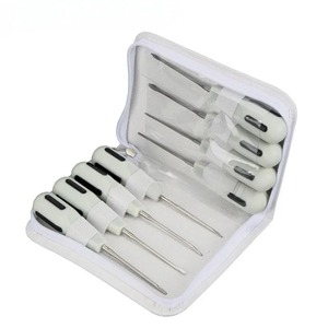 BAFA SURGICAL INSTRUMENTS Juego de 8 Elevadores de Raíz Curvos de Acero Inoxidable para Laboratorio, Instrumento Premium para Laboratorio - Product Image 3