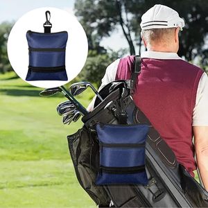 Golf Tee Bag Pouch with <b>Multiple</b> Pockets & Zippers Waterproof & Anti-Theft Solar Panel & RFID Protection Unisex Golf Accessories - Product Image 4