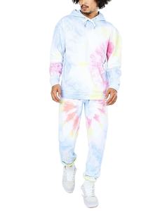 Venta al por mayor OEM personalizado Tie Dye chándal de los hombres traje de jogging y ropa de gimnasio último diseño chándal personalizado hombres chándal - Product Image 2