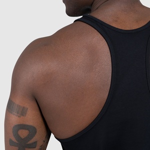 Camisetas de Tirantes Deportivas para Hombre, de Secado Rápido, 100% Algodón, para Entrenamiento Físico, Baloncesto, Lavado Enzimático, Lavado a la Piedra - Product Image 5