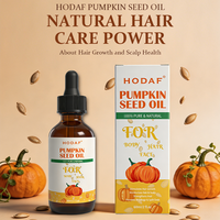 Huile de graines de citrouille 100% pure naturelle pressée à froid, huile végétale non raffinée pour les soins de la peau, des cheveux et du visage, vente en gros OEM ODM