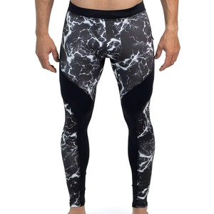 Custom Wholesale Mens Outdoor Running Compression Pants <b>Fleece</b> Warm High Elastic Waist Fast-Dry Anti-Bacterial Sports - Product Image 1