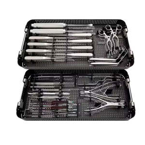 Juego de Instrumentos Manuales de Acero Inoxidable para Cirugía Espinal Lumbar Ortopédica con Estuche de Esterilización de Dentavex - Product Image 6