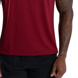 Men's Burgundy Red <b>Mesh</b> Tank <b>Top</b> Breathable Sleeveless Athletic Fitness Vest Gym Workout Training Summer Activewear - Product Image 5