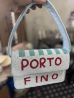 Tas Selempang Wanita Gaya Bohemian India, Kapasitas Besar, Buatan Tangan, Cocok untuk Acara Malam, Belanja, dan Pesta, Berhias Manik-Manik, Gaya Boho, Grosir