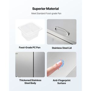 60\" Commercial Kitchen Refrigerator 15.4 Cu. Ft Sandwich Prep Refrigerated <b>Table</b> Mega Top 24-Pan Cutting for Food Prep <b>Fridge</b> - Product Image 4