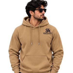 เสื้อฮู้ดดี้แขนยาวผู้ชาย แบรนด์ Camel สไตล์ลำลอง สวมใส่สบาย รับสกรีนโลโก้ เสื้อผ้าสตรีทแวร์และชุดกีฬา ผลิตโดย Shoukat Apparel - Product Image 1