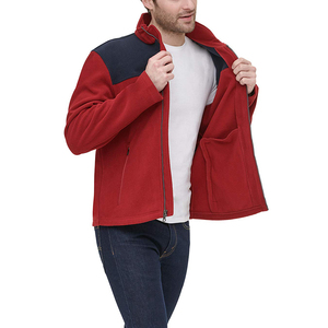 2026 Custom Windproof Breathable Winter Stand Collar Hiking Men Soft <b>Canvas</b> <b>Jacket</b> Outdoor New Design Men's Polar Fleece <b>Jacket</b> - Product Image 3