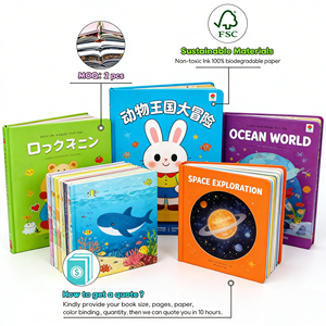 พิมพ์หนังสือเด็กแบบปกแข็งสีสันสดใสพร้อมภาพป๊อปอัพตามสั่ง - Product Image 3