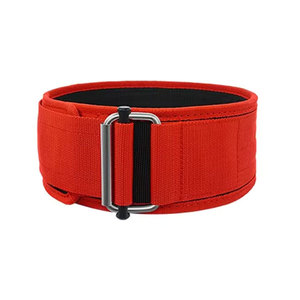 Cinturón de Levantamiento de Pesas Ajustable Naranja con Hebilla Metálica, Soporte Lumbar para Entrenamiento de Fuerza, Gimnasio, Powerlifting, Unisex, Resistente - Product Image 5