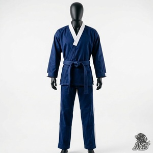 Dobok de Karate para Adultos, Cómodo, Flexible, de Secado Rápido, Transpirable, de Poliéster/Algodón, Ropa de Entrenamiento de Artes Marciales - Product Image 2