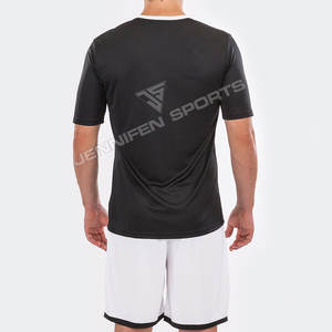 Camisetas de Manga Corta para Hombre, Estilo Retro, Corte Regular, Estampadas, Bicolor Negro y Blanco, para Deportes Casuales al Aire Libre, de Secado Rápido - Product Image 4