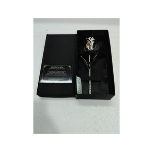Rose en or 24 carats, rose véritable plaquée or de luxe avec boîte cadeau élégante pour la Saint-Valentin, un mariage, la fête des mères, un anniversaire - Product Image 1