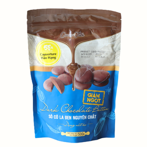 Bulk Sale Retail & Manufacture OEM/ODM HALAL Pure Real Dark 58% Cocoa Button 1KG Biscuits Bakery Ingredients Ship Direct Global - Product Image 1