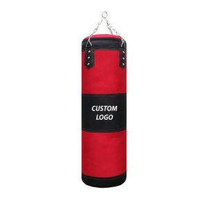 Sacs de frappe en cuir personnalisables de haute qualité pour l'entraînement de boxe et d'arts martiaux, options de remplissage eau et sable PU 2025 - Product Image 1