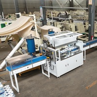 Equipo Profesional para Rebobinado de Papel de Cocina con Pantalla Táctil, Motor y Engranajes de Alta Velocidad 150-200m/min, Capacidad de 2 Toneladas/Día