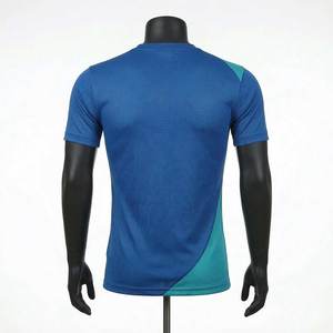 T-shirt unisexe personnalisable de haute qualité pour hommes, 100 % coton, séchage rapide, manches courtes, coupe classique, couleur unie, impression de logo en gros - Product Image 4